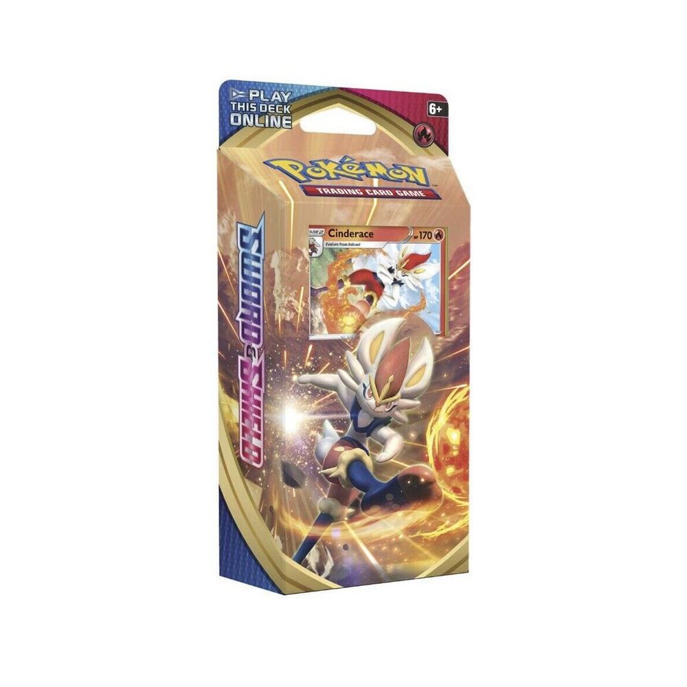Pokemon Sword and Shield Theme Deck Featuring Cinderace Factory Sealed NEW!